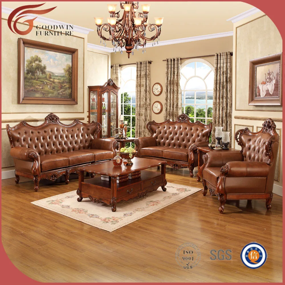 Elegantes Wohnzimmer Hause Designer Möbel Stoff Sofa Hohe Noblen Luxus