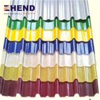 De Fibra De Vidrio Roofing Materiales De Láminas Precio Por Metro