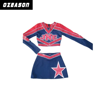 cheer long sleeve crop top