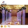 Wedding crystal road flower guide crystal bead pillar