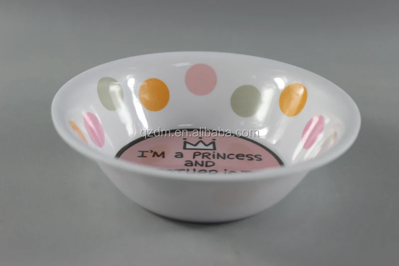 100% baby health Kid heat plastic bowl