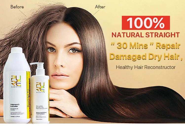 Professional Brazilian Keratin Hair Treatment Nano Keratin Cream For ...