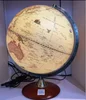 Antique wooden case Globe with light