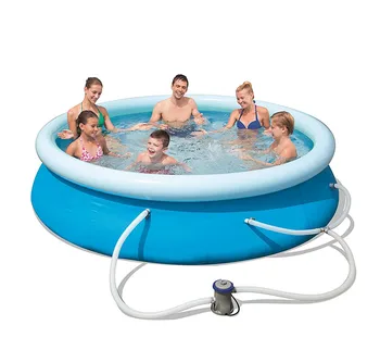 oval inflatable pool