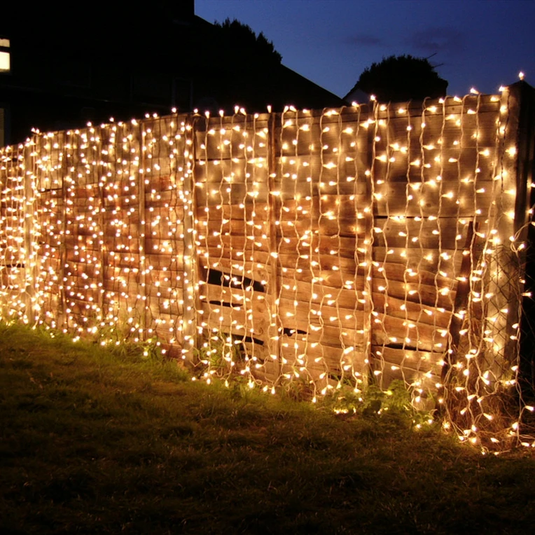 Christmas Outdoor Twinkling Stars RGB Color Changing Fairy led string fairy lights decoration led curtain light
