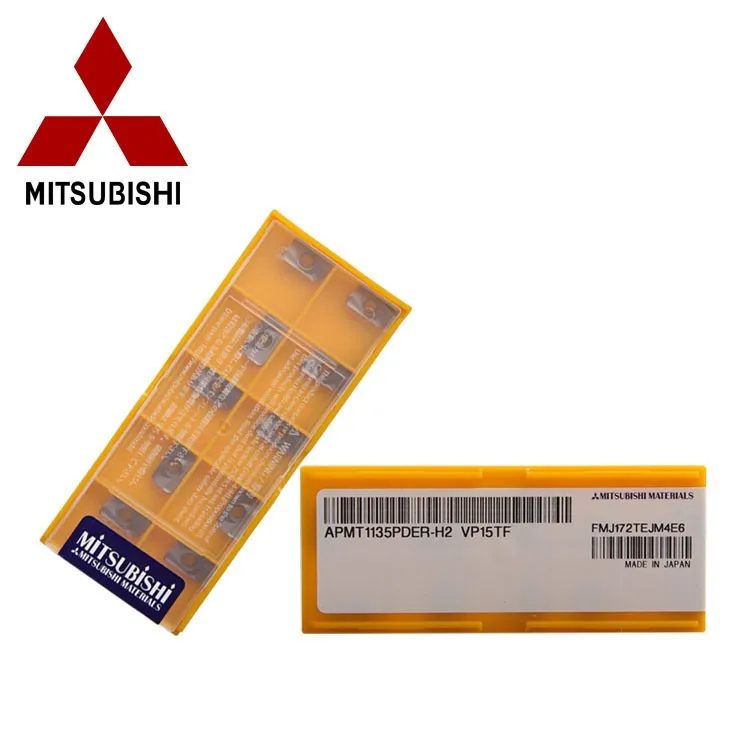 Box ze Neue Mitsubishi APMT1604PDER-M2 VP15TF Hartmetalleinsatz 10 Stück
