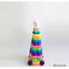 Funny wintersweet shape Rock-A-Stack with cute animal and wheel