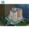 Architectural model with glass border, New real estate building model