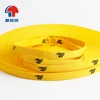 Custom bulk order 16mm polyester Jacquard Webbing in yellow colour heavy duty good quality