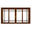 wood grain color design with reasonable price Aluminum windows