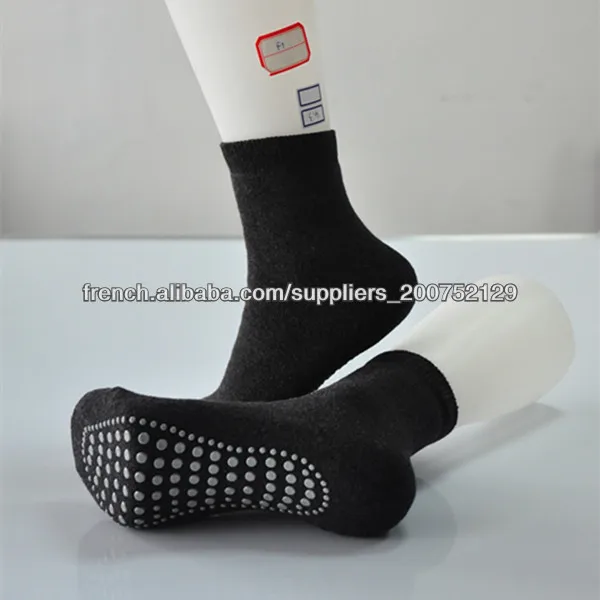 chaussette avec semelle caoutchouc adulte