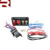 Auto racing 2 Switch Panels red cover toggle switch 12V 20A racing ignition switch panel engine start