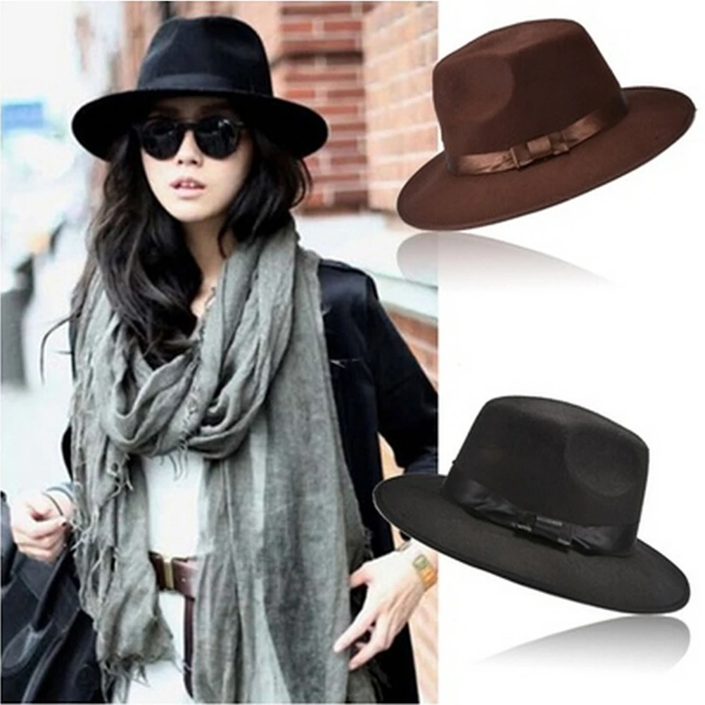 Ladies Fedora Style Hats Cheap Sale, 60 