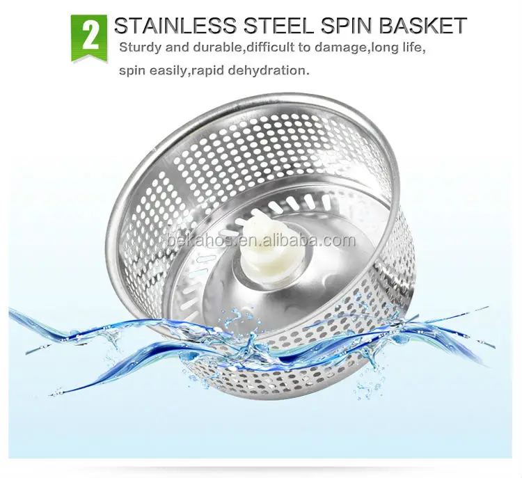 Spin Mop Square Bucket Green (6)