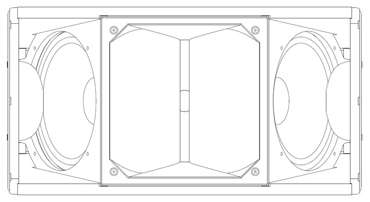 Full Range Dual 10 Inch Line Array 500 Watt Line Array Box Q7 High ...