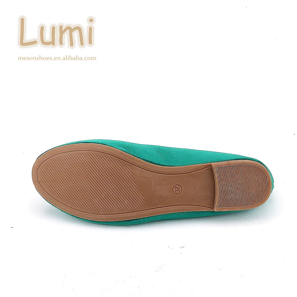 M17-52021 (16)China Shoe Factory Bright Satin Fabric Upper Ladies Soft Ballerina Flat Shoes.JPG