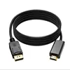1M 1.8M 3M 5M Display Port DP to HDMI 2.0 Male Adapter Video Cable For PC Monitor 6FT 1080P
