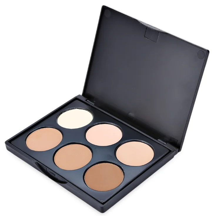 6 Colors Round Eye Shadow Container With Mirror Buy 6 Colors Eye