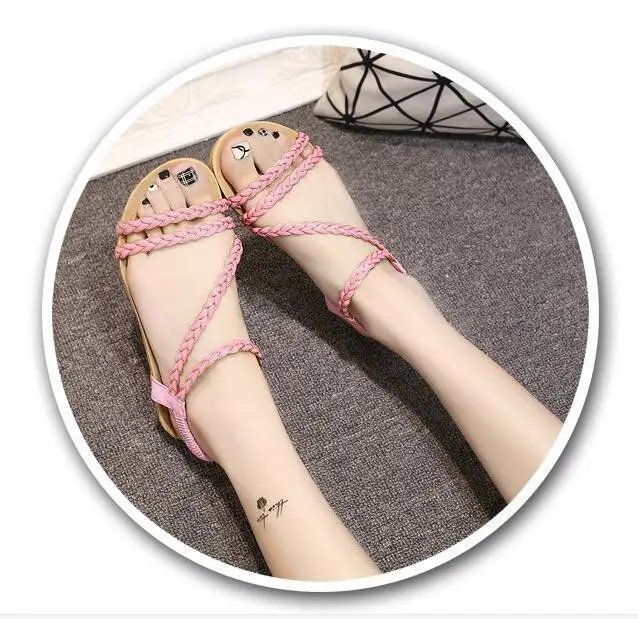 new design flat sandals ladies