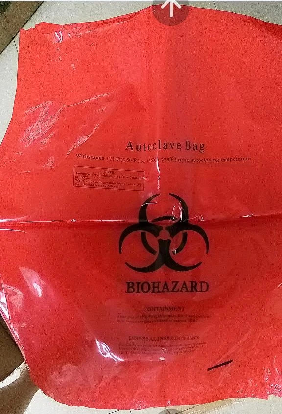 Biohazardous Material Bag Autoclave Bag Polypropylene For Medical And