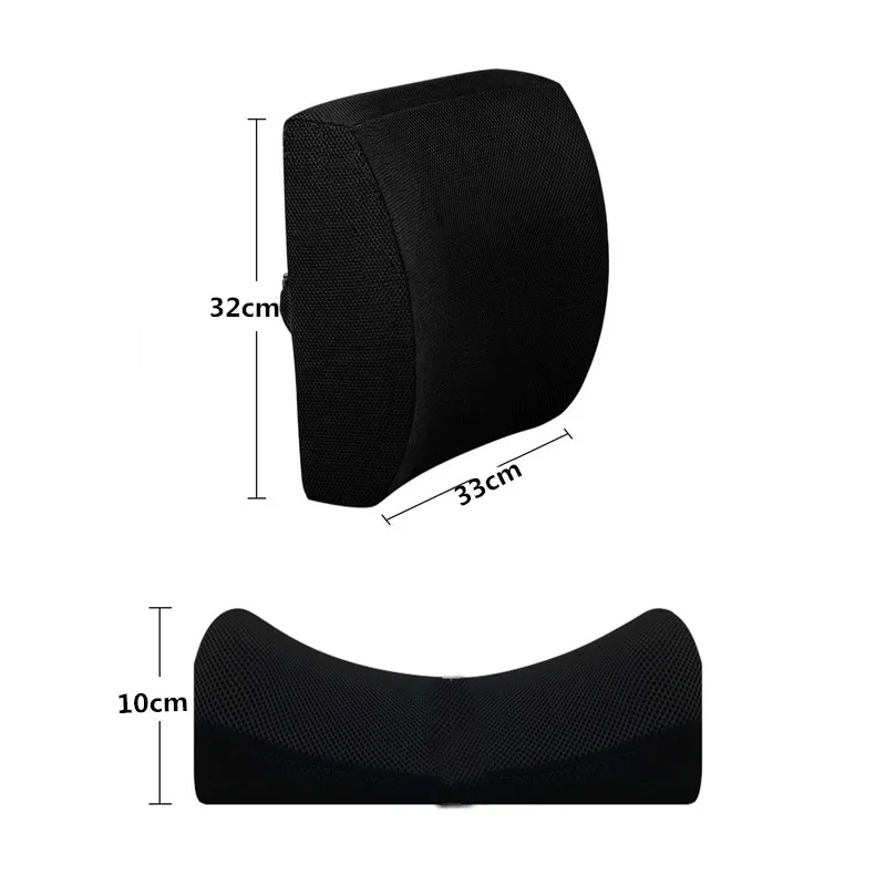 Easy Posture Lumbar Back Support Mesh Cushion For Car Truck And