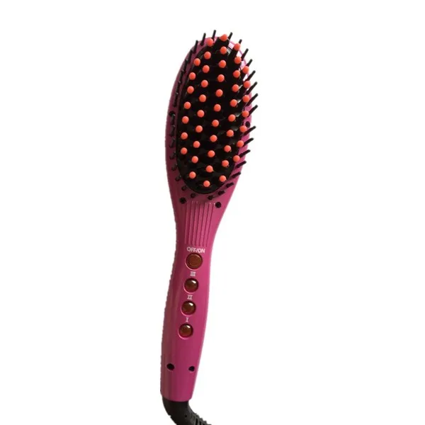 2016 Gift Products Of Red Custom Led Ionic Straight Hair Brush For Sale