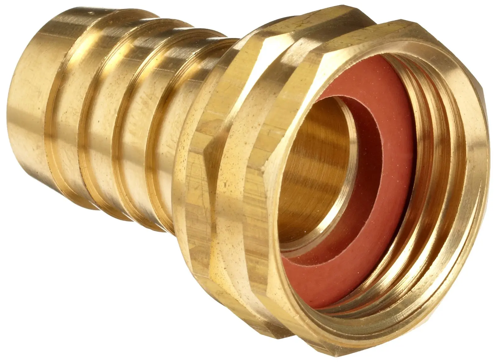 Anderson Metals Brass Hose Fitting 1 Barb x 1 Male Pipe Connector
