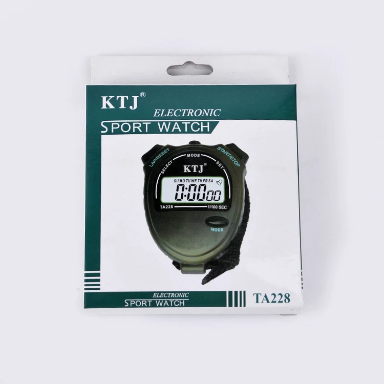 High Precision Record 2 Data At the Same Time Sports Stopwatch