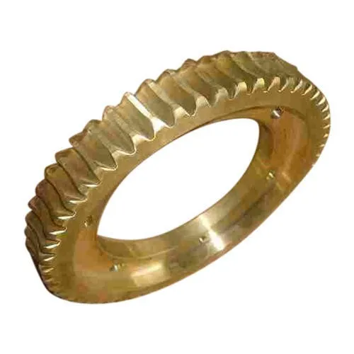 High Precision Customized Gear Hobbing Large Bronze Worm Wheel Gear