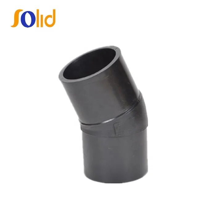 China Supplier HDPE Butt Fusion 22.5 Degree Elbow for Water Supply