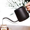 Wholesale Drop ShipLong Narrow Spout Stainless Steel Coffee Kettle,Port, Cup, Mug with Handle 250ML