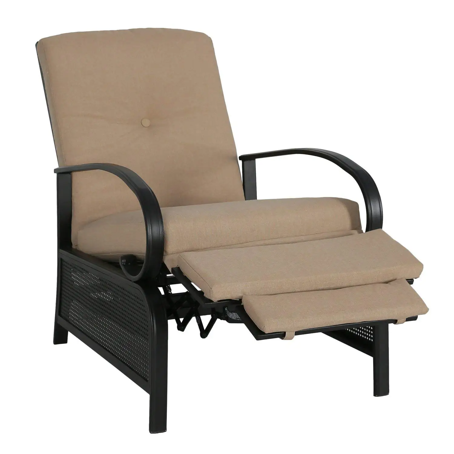 Patio Chair Recliner Find Deals On Line Get Quotations Ulax Furniture Patio Recliner Chair Automatic Adjule Back Outdoor Lounge With 100 Olefin Cushion