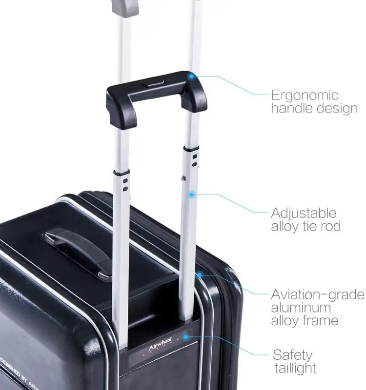 Airwheel Se3 Electricity Motorized Rideable Luggage Scooter With Tsa
