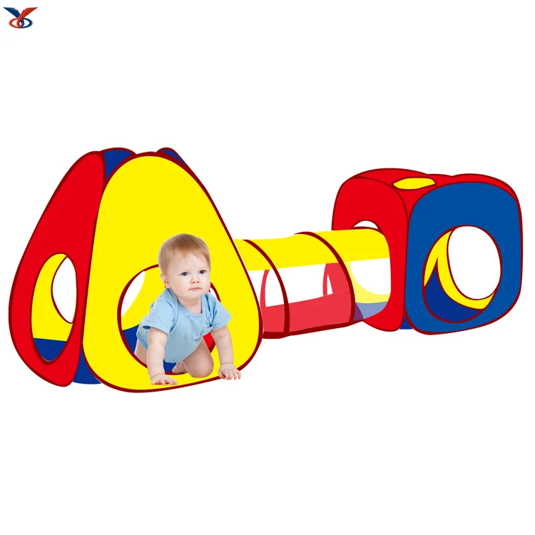 pop up play tent and tunnel