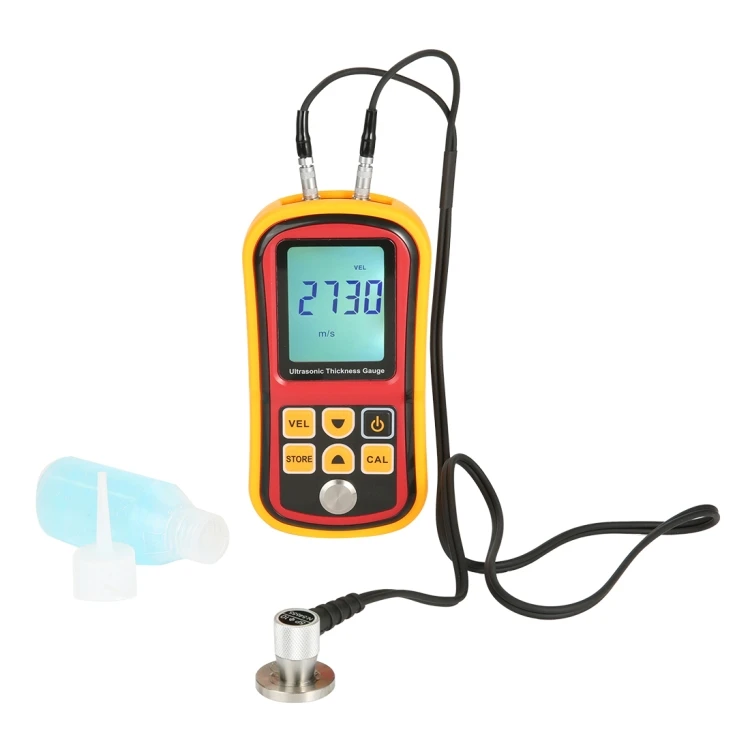 Ultrasonic Thickness Meter Tester Gauge Velocity 1.2~225mm Metal GM-100