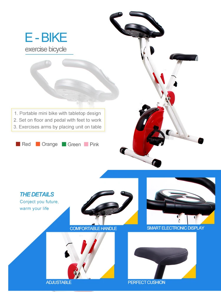 sit down exercise bike with arm workout