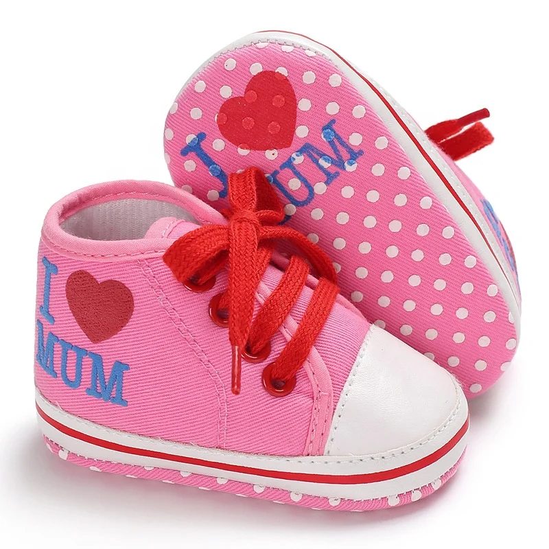 Evertop Wholesale Newborn Baby Shoes Canvas Cheap Soft Evertop Wholesale Newborn Baby Shoes Canvas Cheap Soft