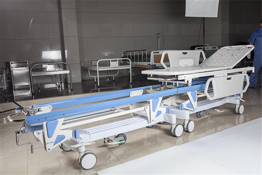 Luxury hospital medical connection patient transfer stretcher