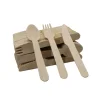 Disposable Feature and Flatware Sets Wooden Type biodegradable cutlery