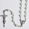 Hotselling Religious Products Catholic Rosary Necklace Jade Bead Rosary Bracelet