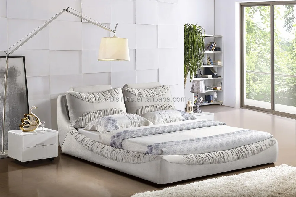 New Product Fashion Winkled Fabric Double Soft Bed View New Product Fashion Winkled Fabric Double Soft Bed