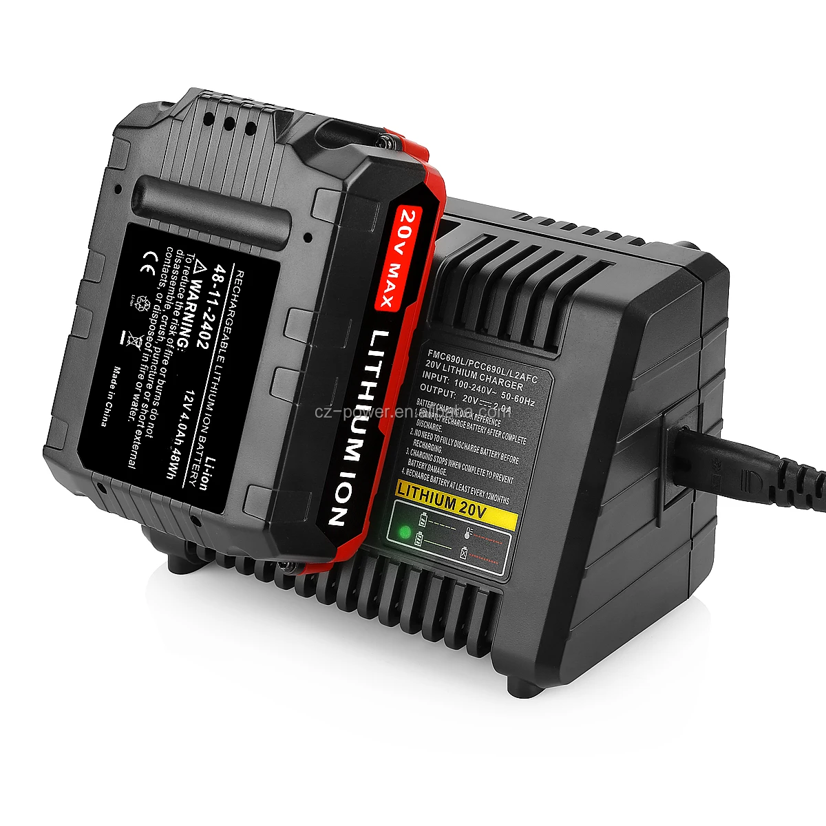 FMC690L/PCC690L 10.8V to 18V 3A Power tool Lithium Ion battery Charger For  Porter Cable and Black Decker