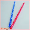 star pattern heat transfer printed usable drinking plastic straw
