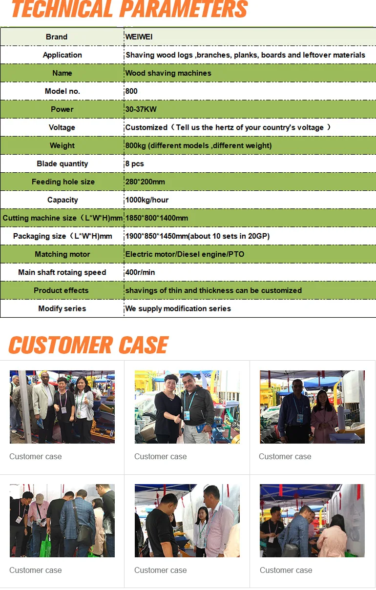 wood log shaving machine