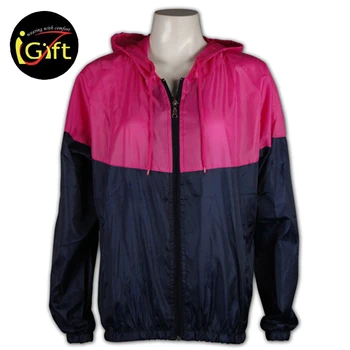 nylon windbreaker womens