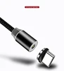 2019 Trending Product Nylon Braided 360 degree Super Strong Usb Megnetic 2A Fast Micro USB Chargng Cable Type c Line