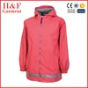 Reflective waterproof 5000mm rain jacket with hood men jackets