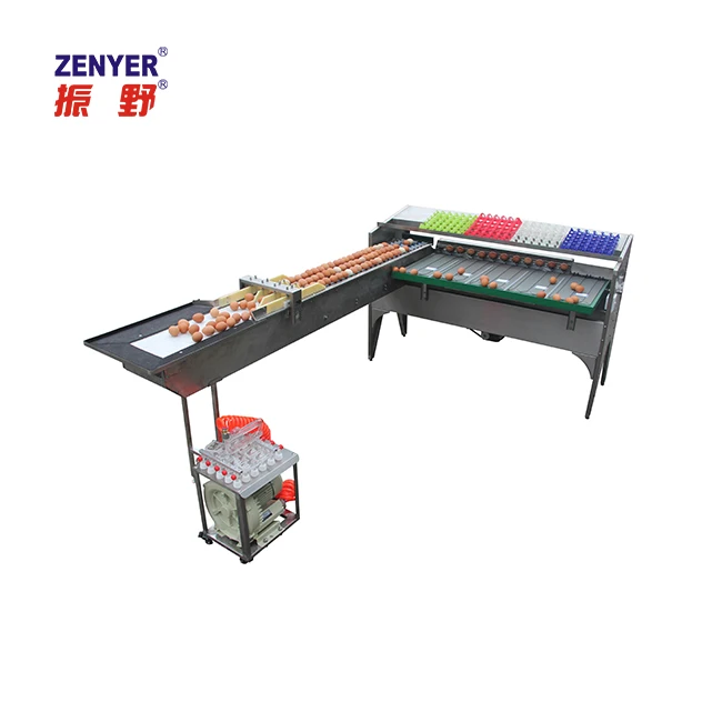 
ZENYER egg grading printing machine with vacuum egg lifter 