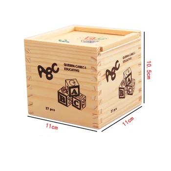 wooden stacking cubes