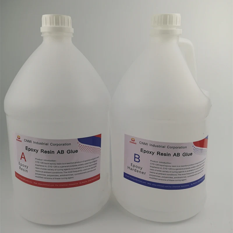 Liquid Clear Crystal Pure Epoxy Resin Two Component Cyd128 1 Gallon Kit